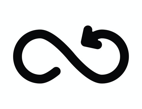 Vector infinity loop icon