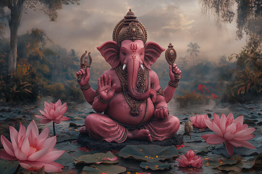 Pink Ganesha Pink Ganesha