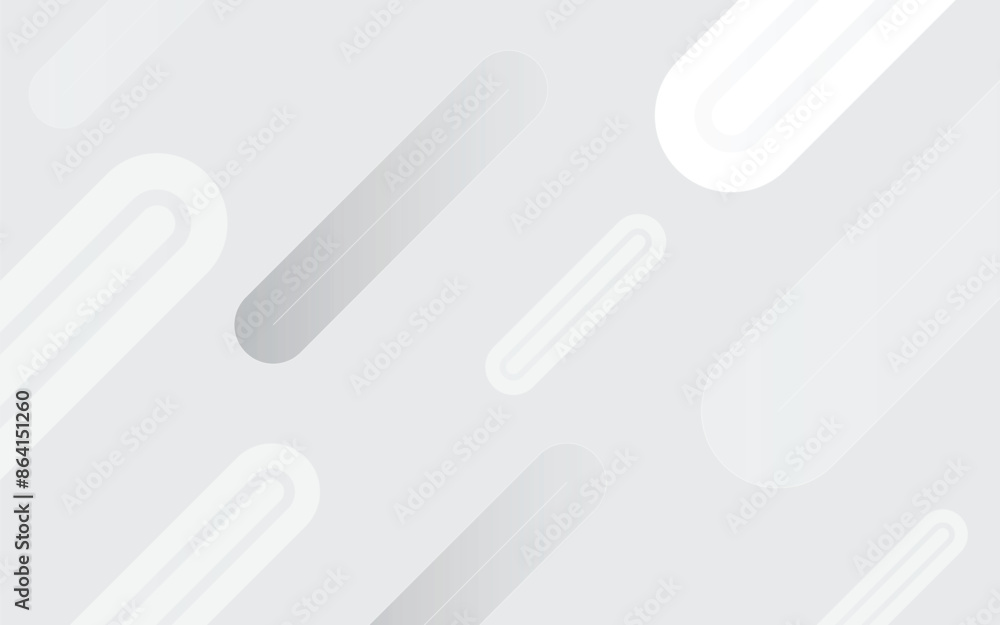 Poster abstract background with oval pattern. grey and white backdrop. minimal geometric light background a
