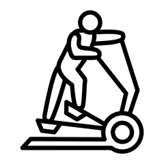Elliptical Trainer Icon