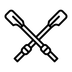 Rowing Oars Icon