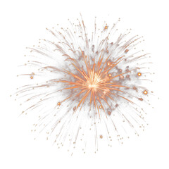Fototapeta premium A vibrant explosion of colors illuminating the dark night sky, showcasing a dazzling fireworks display