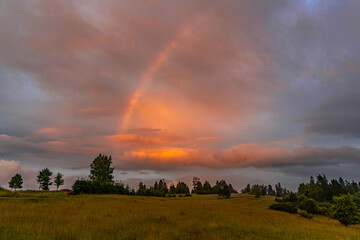 Pieniny , Tatry ,Słowacja, Karpaty , góry , Szczawnica, tęcza © Daniel Folek