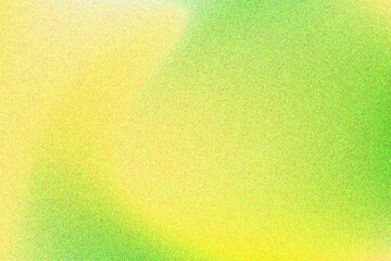Abstract fresh green, yellow gradient with grain texture, glowing fluid lime color background. Aesthetic wallpaper with curvy texture. Vintage smooth noise backdrop for presentation product display