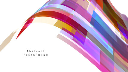 Obraz premium Geometric colorful purple background