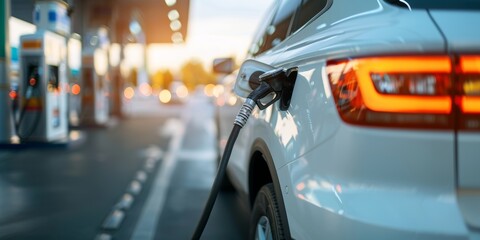 Carpooling friends discussing fuel sharing, parked car, [shared costs], [community solution]