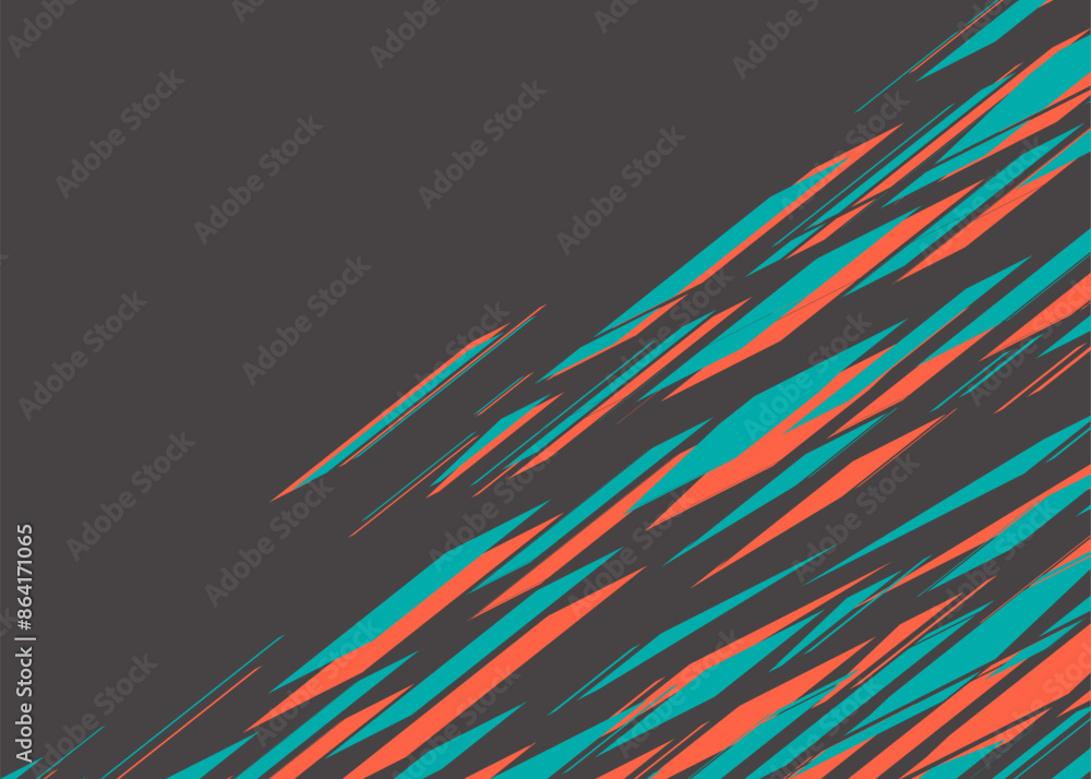 Poster abstract background with rough diagonal stripe pattern and with some copy space area
