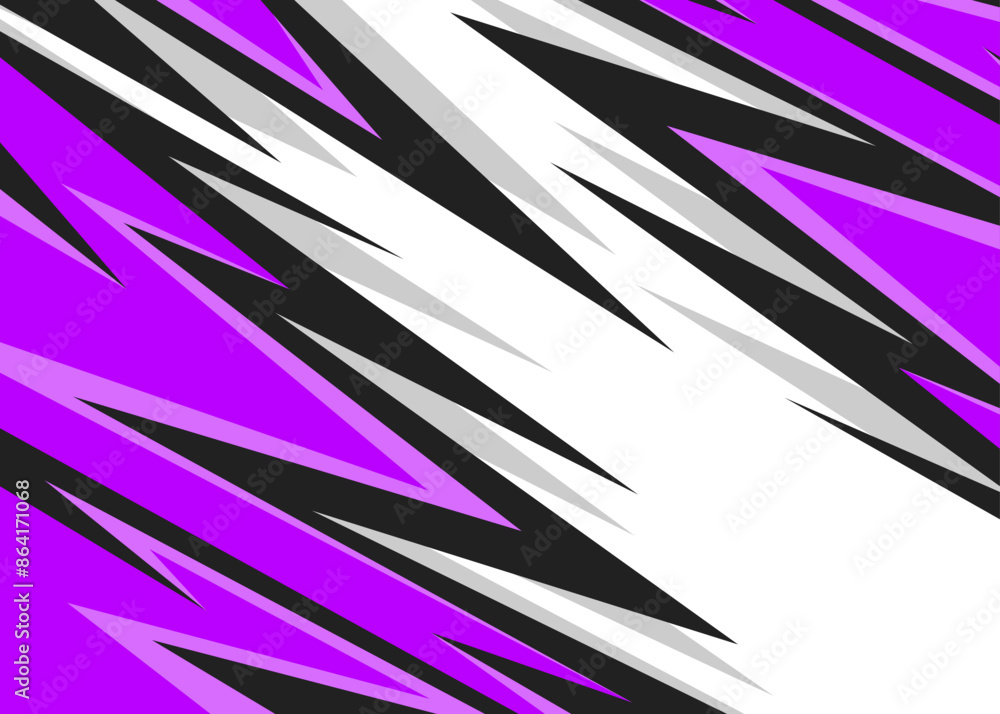Poster abstract background with jagged spike pattern and with some copy space area