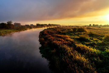 rzeka , warta, ranek , mgła © Daniel Folek
