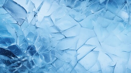 Obraz premium Abstract Blue Ice Texture
