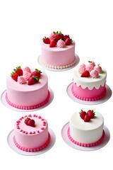 3D pink cake