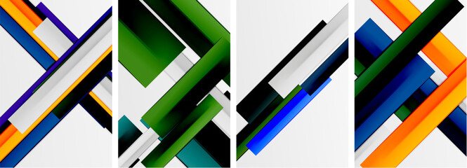 Stripes and lines poster abstract backgrounds. Vector illustration For Wallpaper, Banner, Background, Card, Book Illustration, landing page