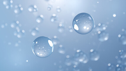 sodium iodide molecular structure 3d, ionic compound, structural chemical formula view from a microscope