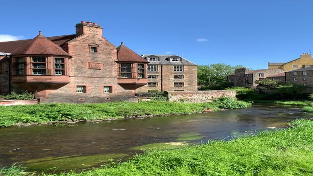 A charming video of Dean Village in Edinburgh, capturing the picturesque neighborhood nestled along the Water of Leith. 