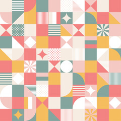 シームレス背景パターン_幾何学模様