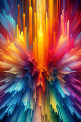 Obraz premium Abstract colorful background with lines. 