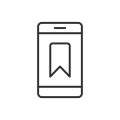 Mobile Bookmark Icon