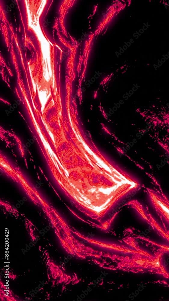 Poster pink and green background.design.bright animation in which multicolored blots spread out and create 