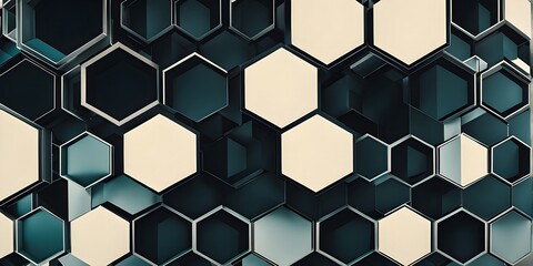 abstract hexagonal patterns like honeycomb
