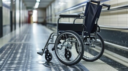 Obraz premium Accessible Apartment with Ramps and Grab Bars for Inclusive Living