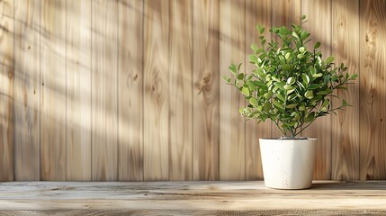 Elegant Scandinavian style light wood background, perfect for highlighting modern Nordic furniture and cozy home accessories
