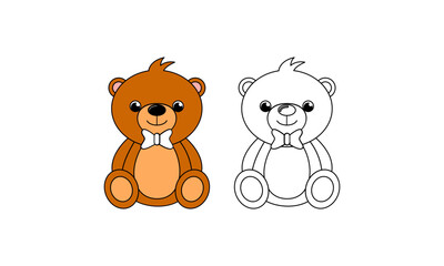 Doodles classic brown teddy bear