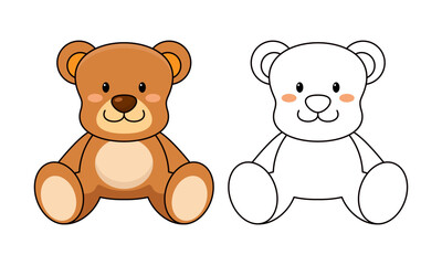 Doodles classic brown teddy bear