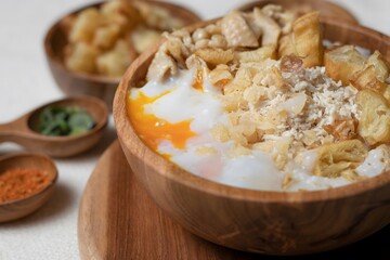 Traditional Indonesian Rice Porridge