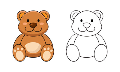 Doodles classic brown teddy bear