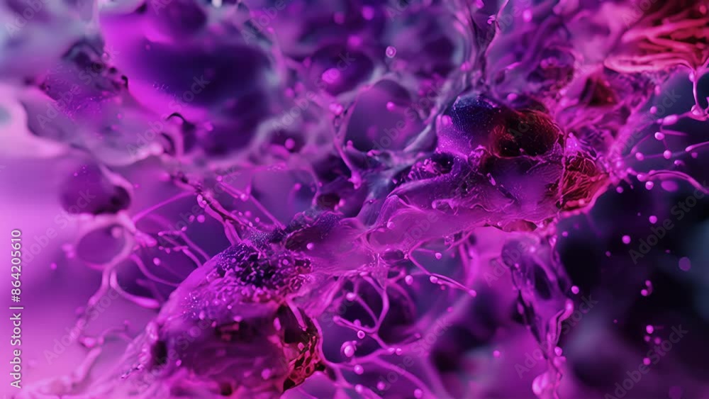 Poster high resolution microscopy animation of endothelial cells interacting with leukocytes a key process 