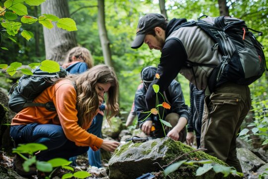 International Geocaching Day - geocachers people  searching for  treasures in scenic locations, uncovering hidden caches, and celebrating their hobby  finds with friends and family