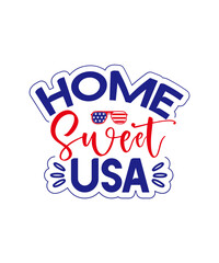 4th of July SVG Design, Independence Day SVG Designs, America SVG,USA Flag SVG