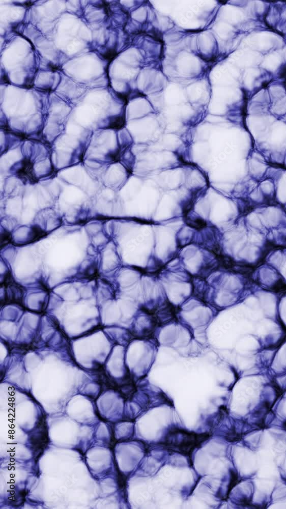 Poster soft purple 3d pattern. motion.bright microcircuit molecules in cartoon animation oscillate in diffe