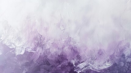 Fototapeta premium Delicate brushstrokes with pastel glows on a silvery white to lavender gradient