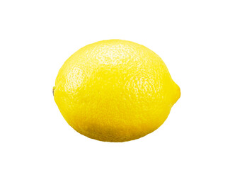 Lemon isolated on white background.