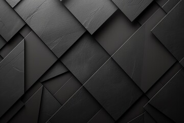 A modern black background with a geometric pattern