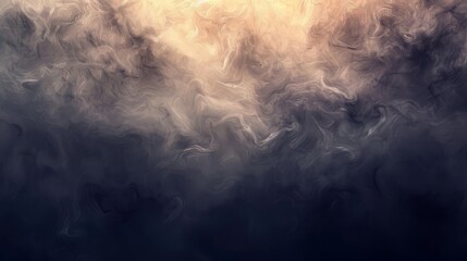 Obraz premium Ethereal background with sweeping brushstrokes and birthday banner-inspired gradient backdrop