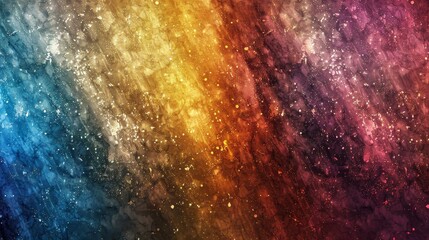 Fototapeta premium Metallic shades and rainbow patterns with a gradient from bronze to gold background