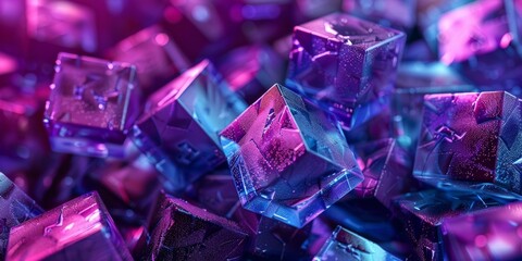 Colorful Triangles Creating Vibrant Geometric Art