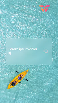 Vertical Story Glass Text Slideshow 47