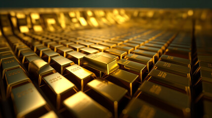Fototapeta premium gold bars