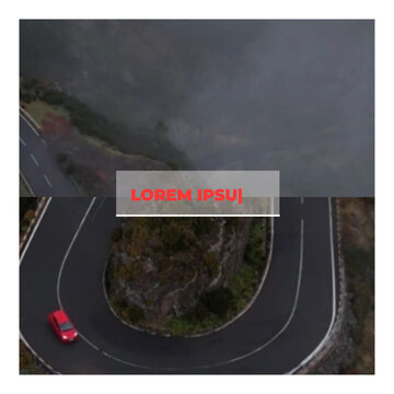 Square Horizontal Split Screen Text Box 43 Slideshow