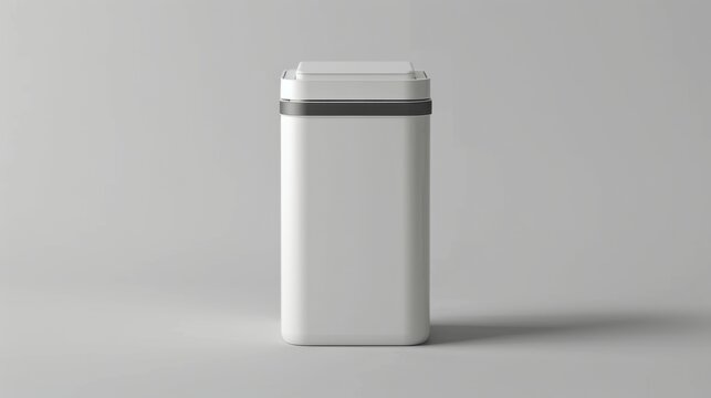 Minimal compost bin set against a plain background, emphasizing its clean lines and practical design. The simplicity underscores its eco-friendly purpose and integration into modern sustainable