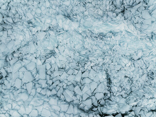 winter at lake Balaton, Hugnary. Broken ice, frozen lake, cold weather and amazing views everywhere.