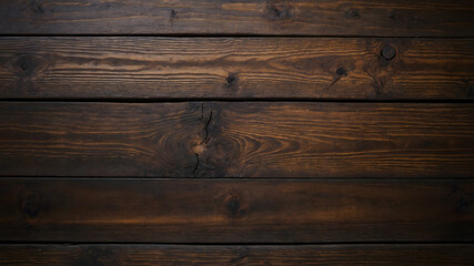 Fototapeta premium Dark Wooden Planks Background