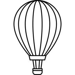 Fototapeta premium Hot Air Ballon Line 