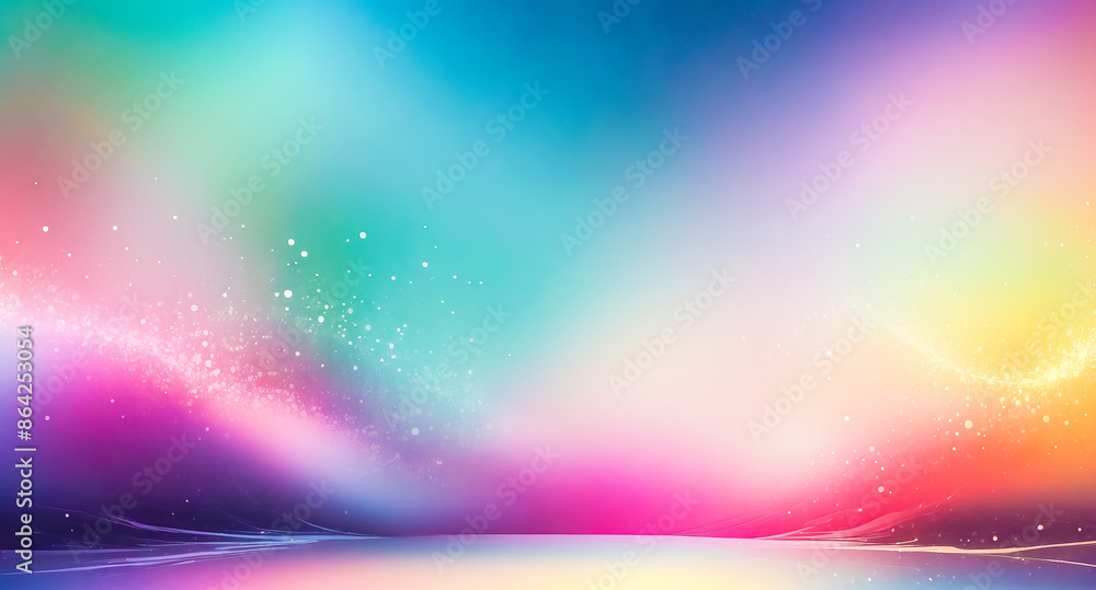 Poster abstract colorful gradient background with sparkles