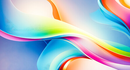 Abstract Colorful Swirling Background