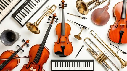 Fototapeta premium A Symphony of Instruments Awaits
