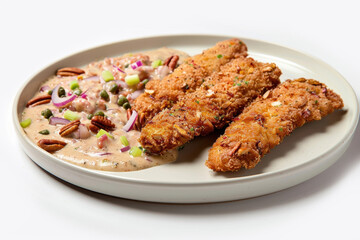 Crispy Cajun Catfish Fingers with Vibrant Sauce